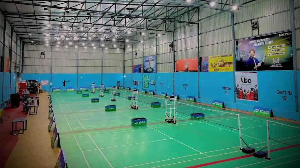 Badminton court at Badminton Academy by Sportyzo in beside The Ananta Banquet Hall, Sector 72, Haryana 122004 - Professional badminton courts for weekend games and tournaments